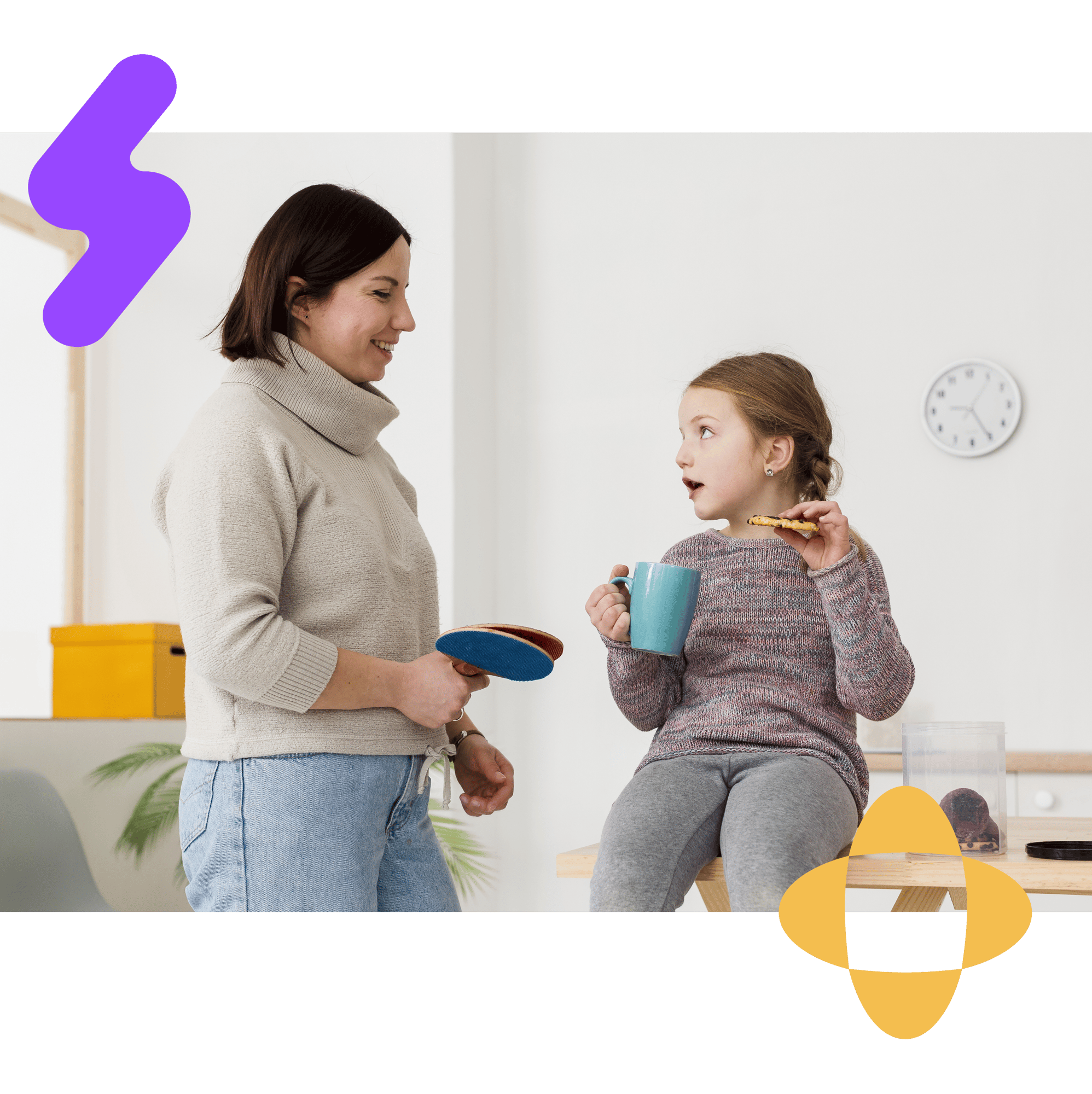 daar behaviour therapist in a clinic appointment with a kid