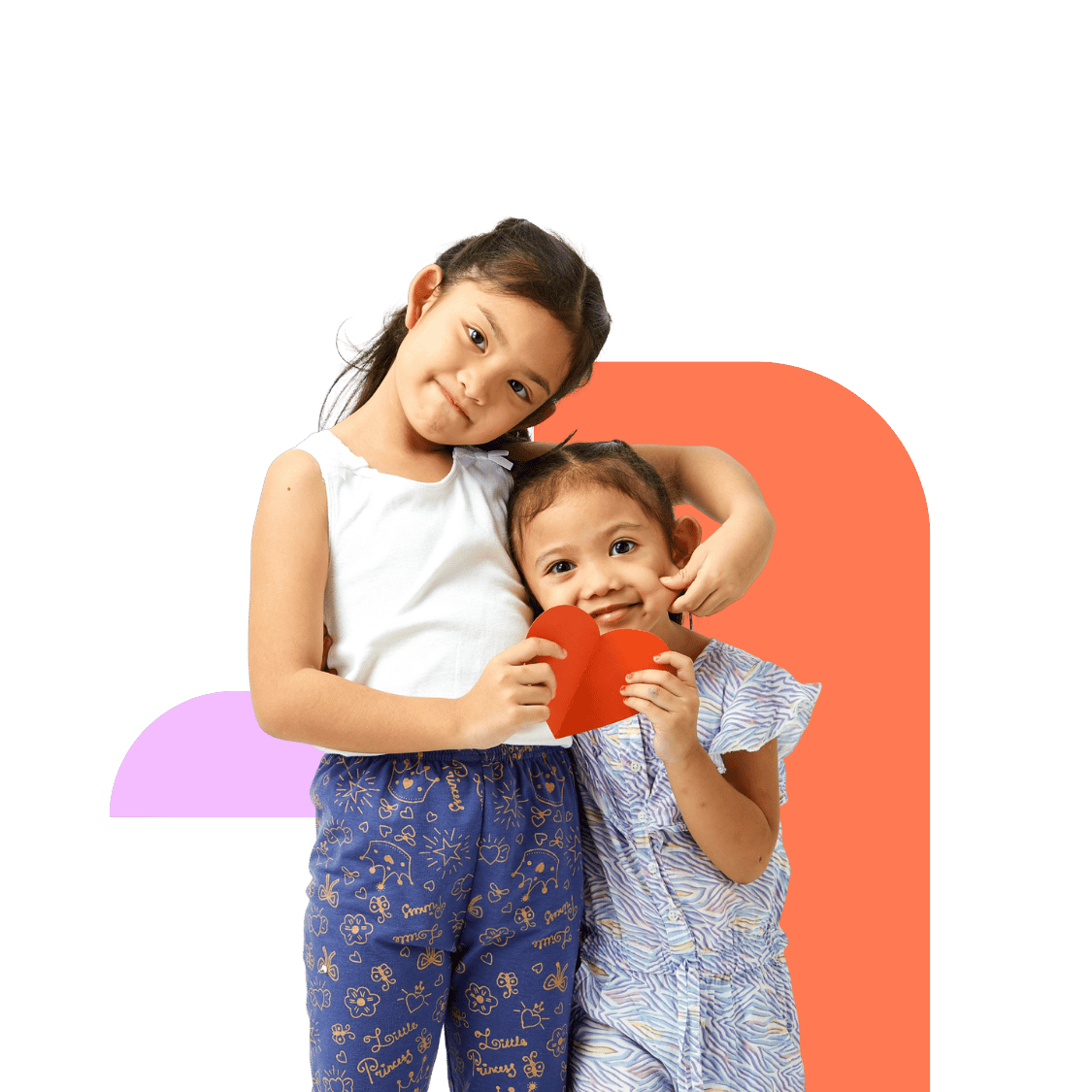 Two siblings hugging and sharing a warm moment together after an ABA therapy session