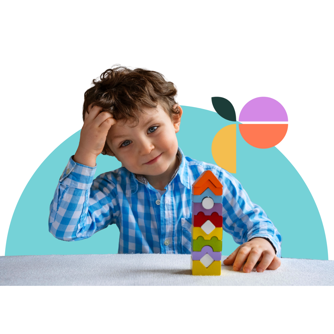 A young boy in a play-based behaviour therapy for children with ADHD