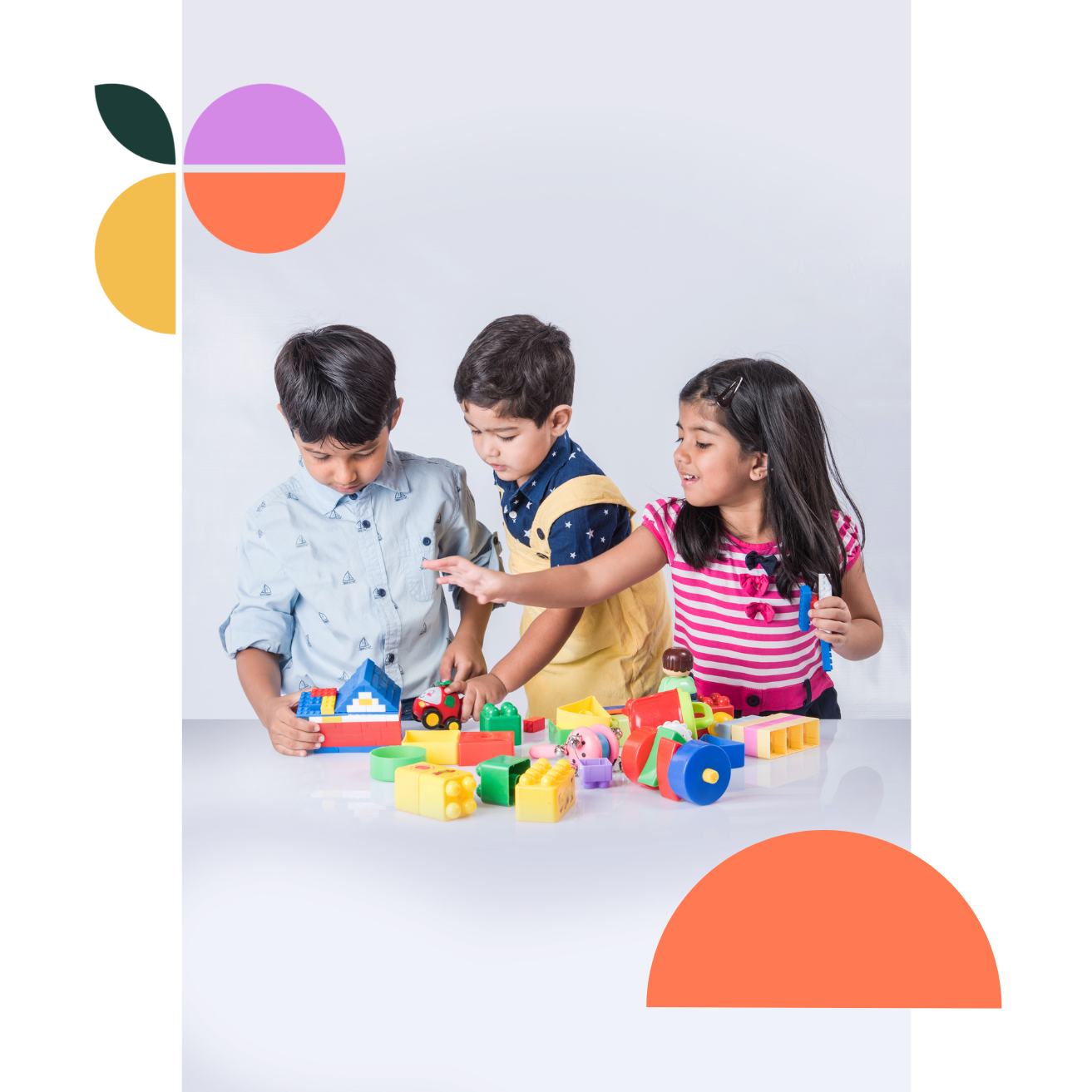 Children playing calmly after behaviour therapy progress