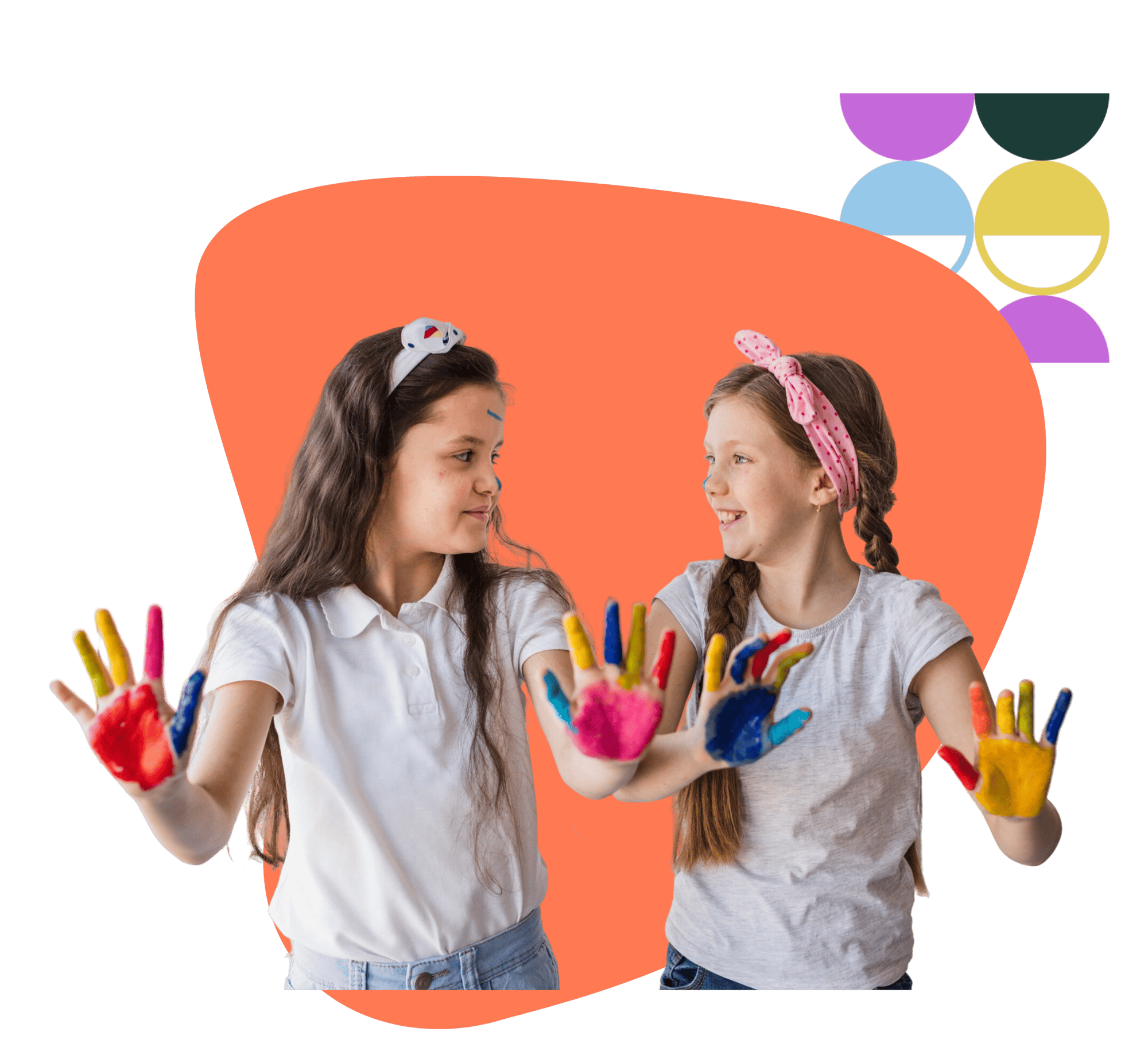 Two kids happy with their NDIS support for Autism Activity