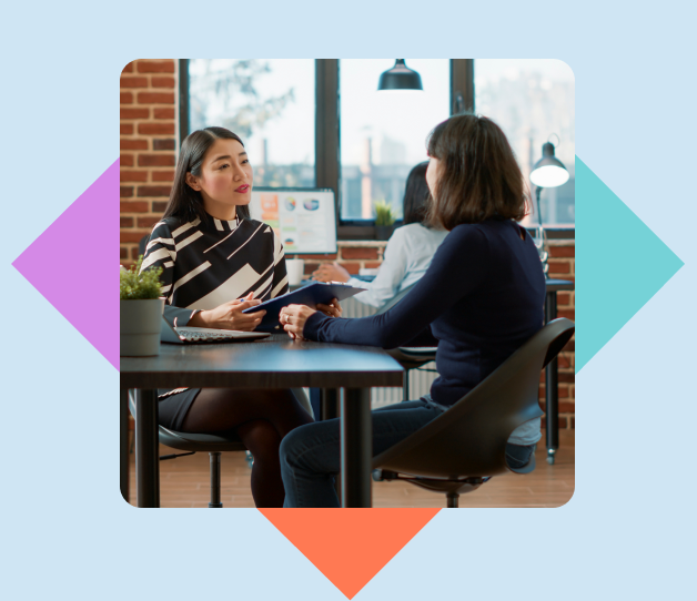 Therapy team planning together