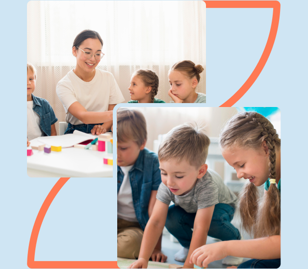 Allied health assistant working with children