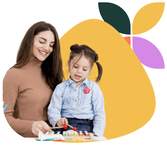 daar therapist working with a child