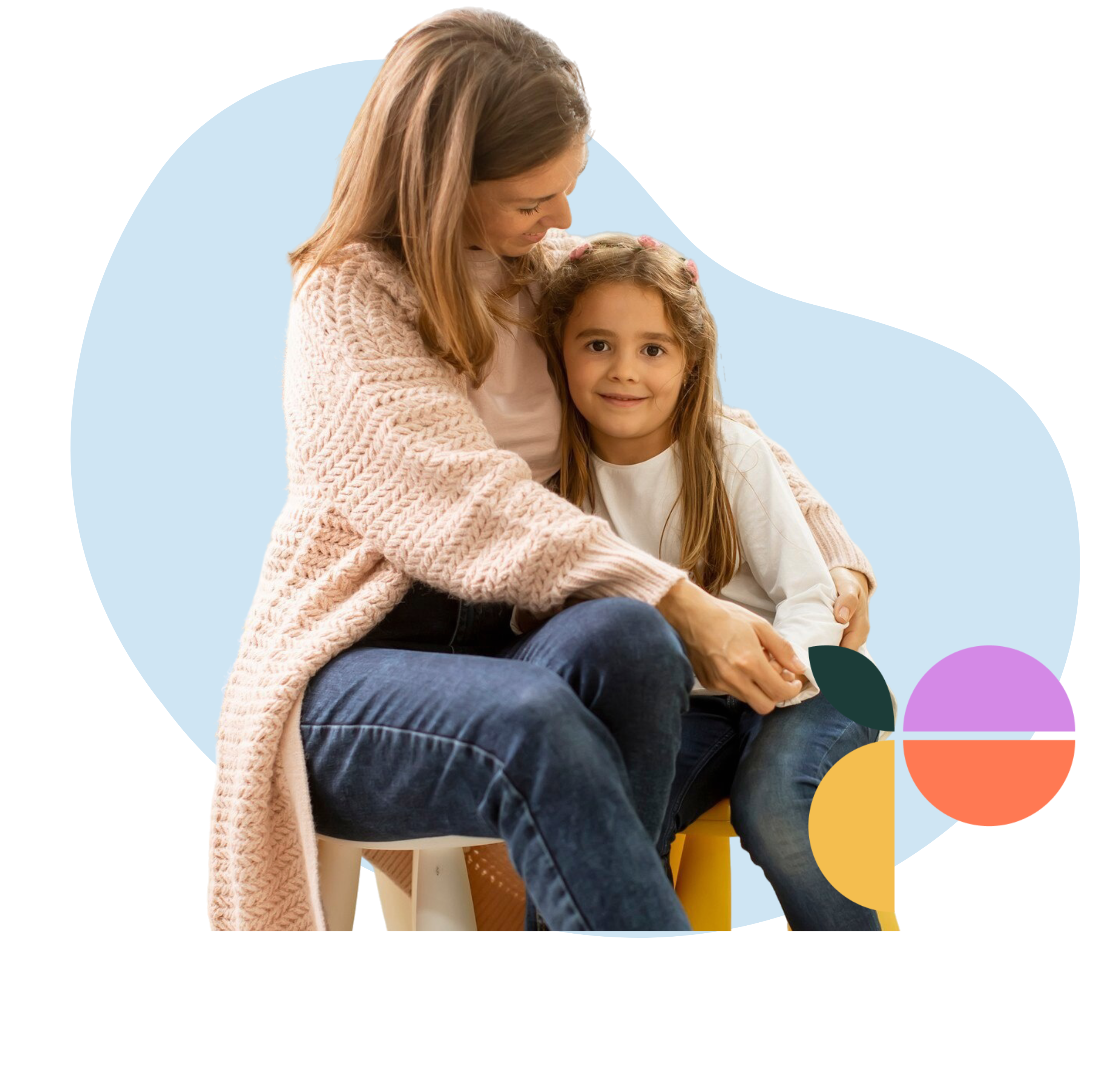Behaviour practitioner working one-on-one with a child during a guided play task to encourage positive behaviour and skills.