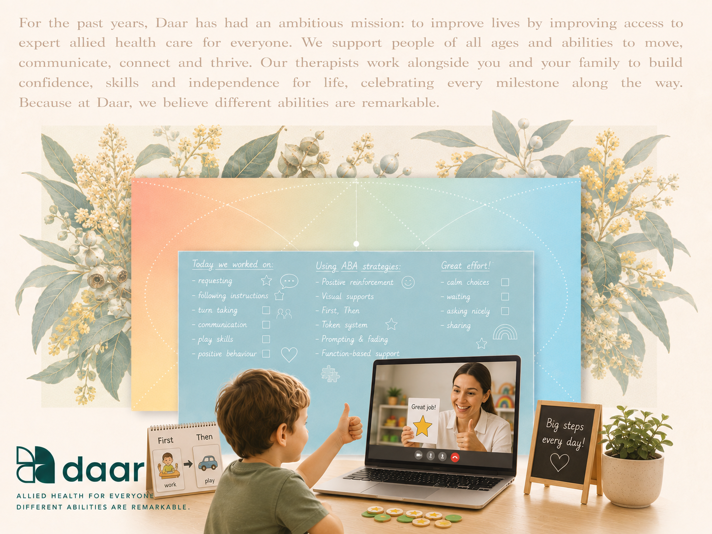 Achieving Progress Through Telehealth Behavioural Therapy